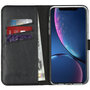 Selencia - Genuine Leather Bookcase voor Apple iPhone 11 Pro Max - Black
