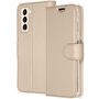 Accezz - Wallet Softcase Bookcase voor Samsung Galaxy S21 Plus - Gold