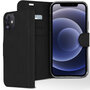 Accezz - Wallet Softcase Bookcase voor Apple iPhone 12 (Pro) - Black
