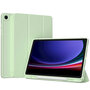 Accezz - Smart Silicone Bookcase voor Samsung Galaxy Tab A9 Plus - Light Green