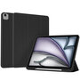 Accezz - Smart Silicone Bookcase voor Apple iPad Air 13 inch (2025) M3 / (2024) M2 - Black