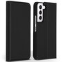 Accezz - Premium Leather Slim Bookcase voor Samsung Galaxy S22 - Black