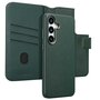 Accezz - Leather Bookcase 2-in-1 met MagSafe voor Samsung Galaxy S25 Plus - Cedar Green