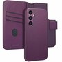 Accezz - Leather Bookcase 2-in-1 met MagSafe voor Samsung Galaxy S24 Plus - Heath Purple