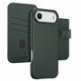 Accezz - Leather Bookcase 2-in-1 met MagSafe voor Apple iPhone Air - Cedar Green