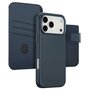 Accezz - Leather Bookcase 2-in-1 met MagSafe voor Apple iPhone 17 Pro Max - Nightfall Blue