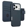 Accezz - Leather Bookcase 2-in-1 met MagSafe voor Apple iPhone 17 Pro - Nightfall Blue