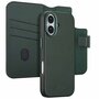 Accezz - Leather Bookcase 2-in-1 met MagSafe voor Apple iPhone 17 - Cedar Green
