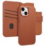 Accezz - Leather Bookcase 2-in-1 met MagSafe voor Apple iPhone 15 - Sienna Brown