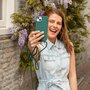 imoshion - Siliconen hoesje met koord voor Samsung Galaxy S25 FE - Dark Green