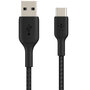 Belkin - Boost Charge Braided USB-C naar USB kabel - 1 m - Black