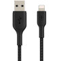 Belkin - Boost Charge Braided Lightning naar USB kabel - 1 m - Black