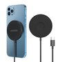 Accezz - Wireless Charger USB-C - MagSafe Draadloze Oplader - 1 m - Black