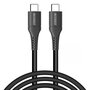 Accezz - USB-C naar USB-C kabel - 2 m - Black