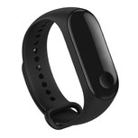 Bandje voor Xiaomi Mi Band 3 / Mi Band 4 Zwart Bandje voor Xiaomi Mi Band 3 / Mi Band 4 Zwart