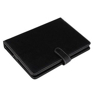 Universele 9 inch lederen hoes Zwart