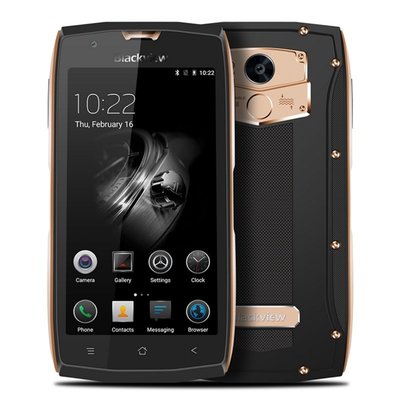 Blackview BV7000 5 inch Android 7.0 Quad Core 3500mah 2GB/16GB Goud
