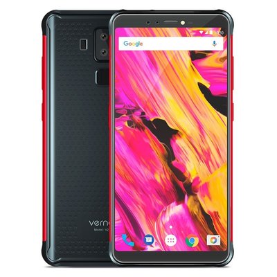 Vernee V2 Pro 5,99 inch Android 8.1 Octa Core 6200mAh 6GB/64GB Rood