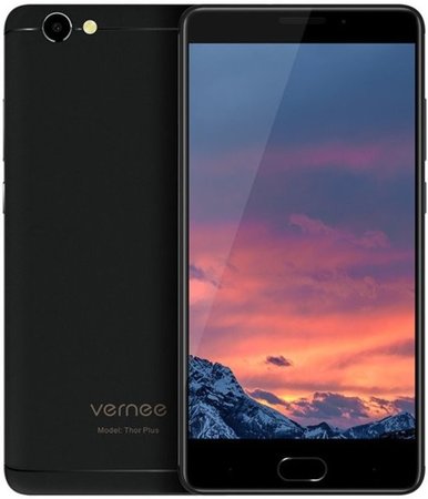 Refurbished Vernee Thor Plus 5,5 inch Android 7.0 Octa Core 6200mAh 3GB/32GB Zwart