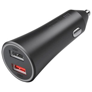 Xiaomi Mi 37W Dual-Port Car Charger Black Xiaomi Mi 37W Dual-Port Car Charger Black