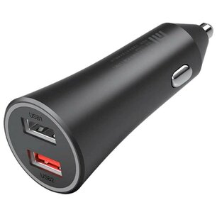 Xiaomi Mi 37W Dual-Port Car Charger Black Xiaomi Mi 37W Dual-Port Car Charger Black