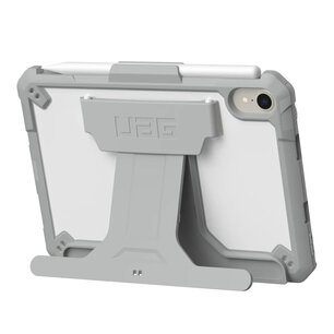UAG - Scout Healthcare backcover met stand en strap voor Apple iPad Mini 7 (2024) / iPad Mini 6 (2021) - White Grey