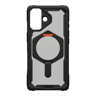 UAG - Plasma XTE Backcover MagSafe pour Apple iPhone 17 - Black Pop Orange