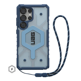 UAG - Pathfinder Backcover MagSafe met Polskoord voor Samsung Galaxy S25 Ultra - Clear Blue