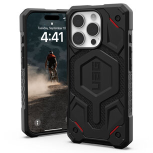UAG - Monarch Pro Backcover voor Apple iPhone 16 Pro - Kevlar Black