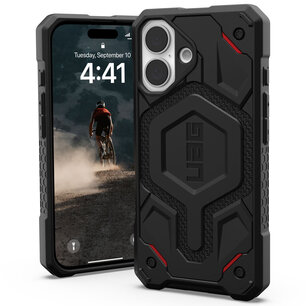 UAG - Monarch Pro Backcover voor Apple iPhone 16 - Kevlar Black