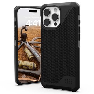 UAG - Metropolis LT MagSafe Backcover voor Apple iPhone 16 Pro Max - Kevlar Black
