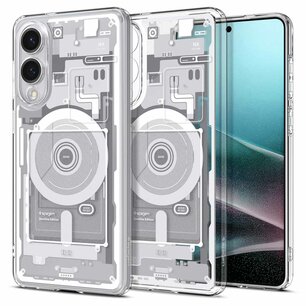 Spigen - Ultra Hybrid Zero One MagFit Backcover voor Samsung Galaxy S25 Edge - White