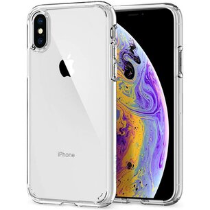 Spigen - Ultra Hybrid Backcover voor Apple iPhone X / Xs - Transparent