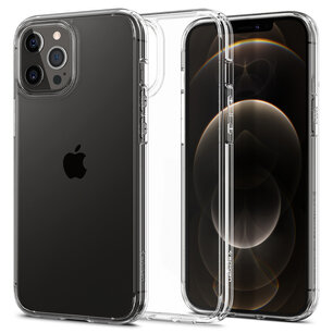 Spigen - Ultra Hybrid Backcover voor Apple iPhone 12 (Pro) - Transparent