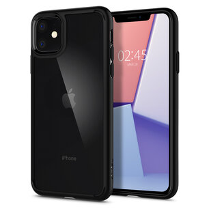 Spigen - Ultra Hybrid Backcover voor Apple iPhone 11 - Black
