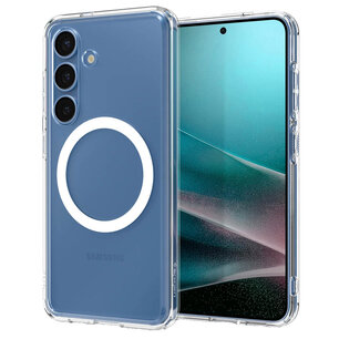 Spigen - Ultra Hybrid Backcover MagSafe voor Samsung Galaxy S25 Plus - Transparent