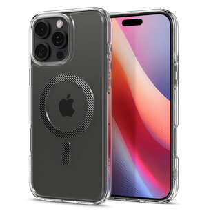 Spigen - Ultra Hybrid Backcover MagSafe voor Apple iPhone 16 Pro - Carbon Fiber