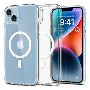 Spigen - Ultra Hybrid Backcover MagSafe voor Apple iPhone 14 - White