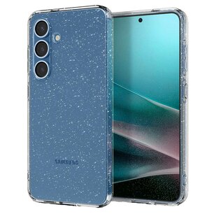 Spigen - Liquid Crystal Backcover voor Samsung Galaxy S25 Plus - Crystal Quartz