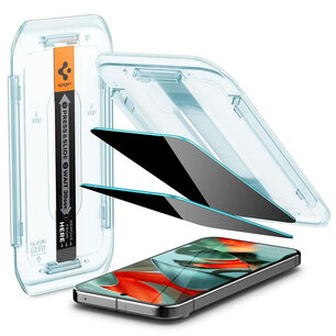 Spigen - GLAStR Privacy EZ Fit Screenprotector + Applicator voor Google Pixel 9 Pro XL / 10 Pro XL - Transparent