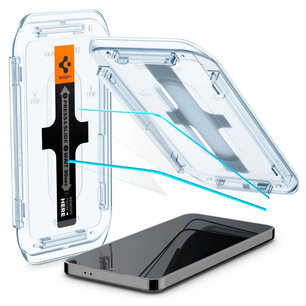 Spigen - GLAStR EZ Fit Screenprotector + Applicator 2-pack voor Samsung Galaxy S24 / S25 - Transparent