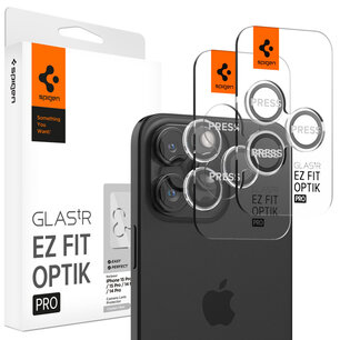 Spigen - Glas.tR EZFit Optik Lens Protector 2 pack for Apple iPhone 15 Pro / 15 Pro Max - Transparent