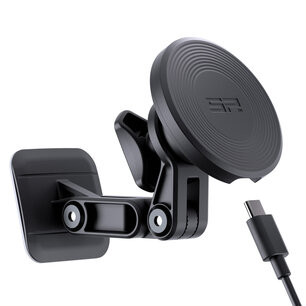 SP Connect - SP Charging Adhesive Mount Pro SPC+ - Zelfklevende telefoonhouder - Oplaadfunctie - voor SPC+ hoesjes - Black