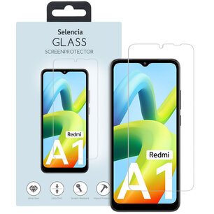 Selencia - Tempered Glass Screenprotector voor Xiaomi Redmi A1 / A2 - Transparent