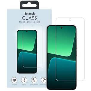 Selencia - Tempered Glass Screenprotector voor Xiaomi 13 / 14 - Transparent