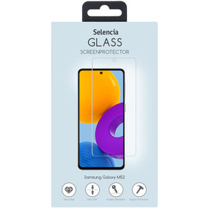 Selencia - Tempered Glass Screenprotector voor Samsung Galaxy M52 - Transparent