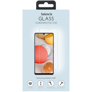 Selencia - Tempered Glass Screenprotector voor Samsung Galaxy A42 - Transparent