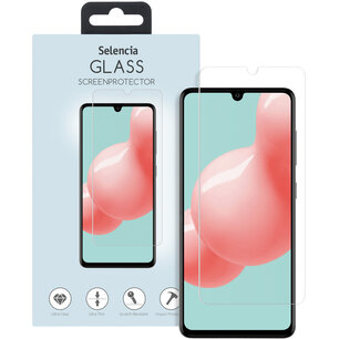 Selencia - Tempered Glass Screenprotector voor Samsung Galaxy A41 - Transparent