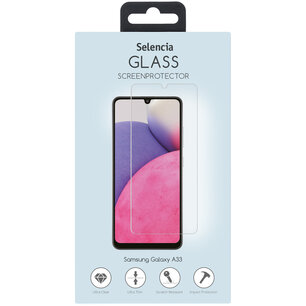 Selencia - Tempered Glass Screenprotector voor Samsung Galaxy A33 - Transparent