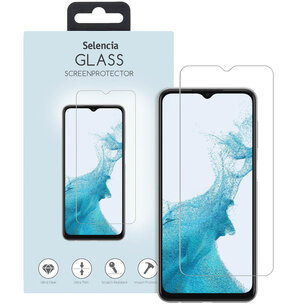 Selencia - Tempered Glass Screenprotector voor Samsung Galaxy A23 (5G) - Transparent
